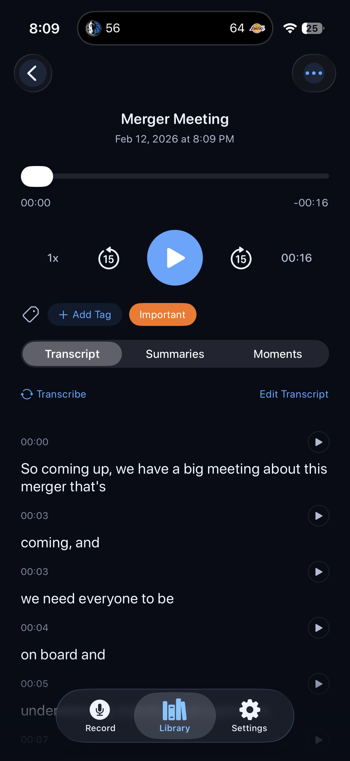 Local Voice Notes screenshot