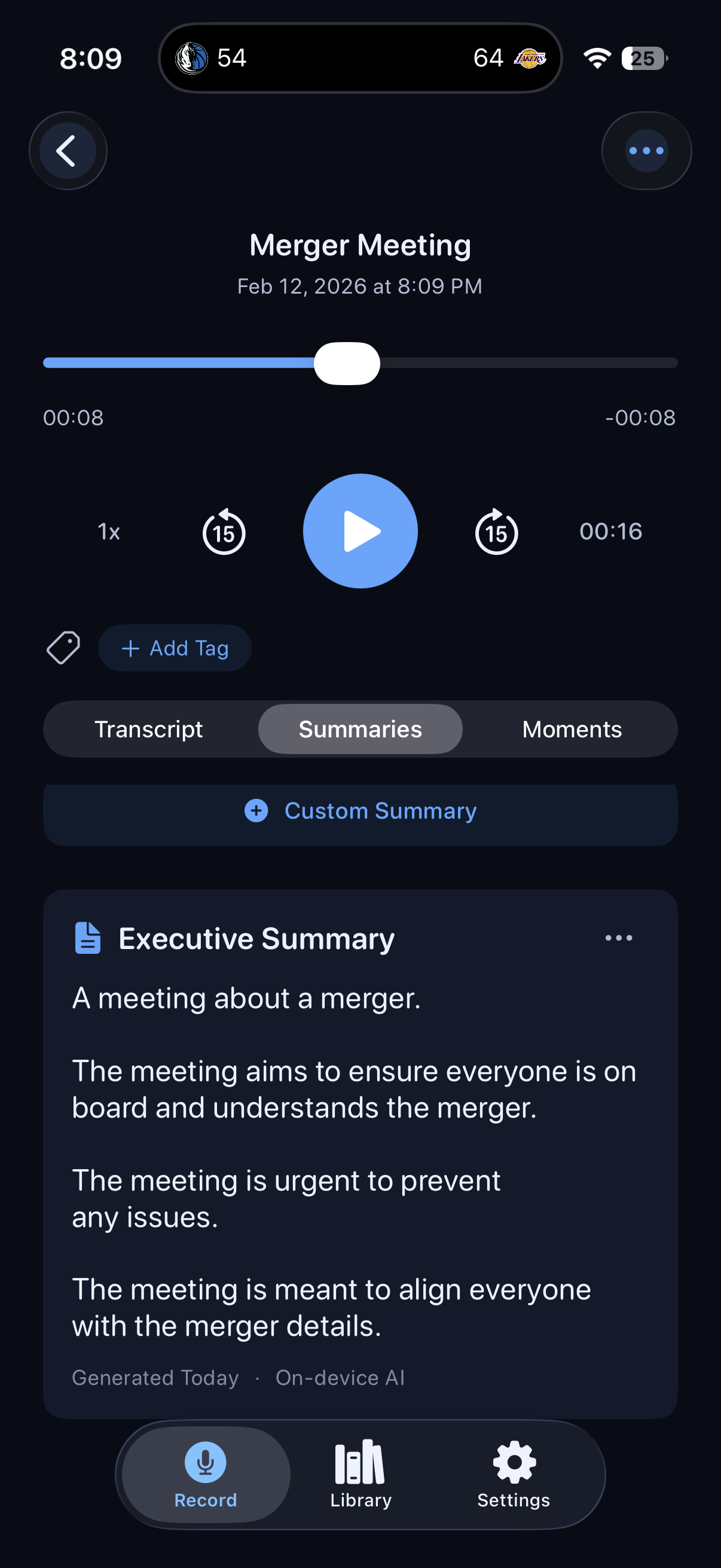 Local Voice Notes screenshot